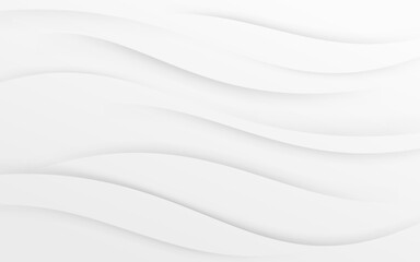 Wall Mural - grey background with soft transparent smoky swooshy lines. vector illustration