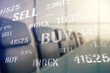 © Pixels Hunter - Double exposure of abstract creative financial chart hologram on a modern meeting room background, research and strategy concept