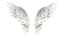 Angel Wings Isolated On Transparent Background, Generative AI