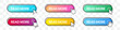© stas111 - Read more buttons collection with arrow and hand cursor pointer. Gradient button with shadow. Set of digital web buttons. App website button collection