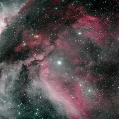 Wall Mural - the carina nebula or eta carinae nebula or grand nebula is a large bright nebula that surrounds seve