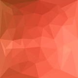 Fototapeta Abstrakcje - Low polygon style illustration of a light salmon abstract geometric background.