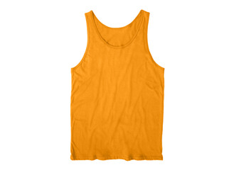 Wall Mural - Men's Regular-Fit Tank Top, Undershirts front Gold