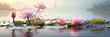 © Aitor - Zen Flowers on water in widescreen