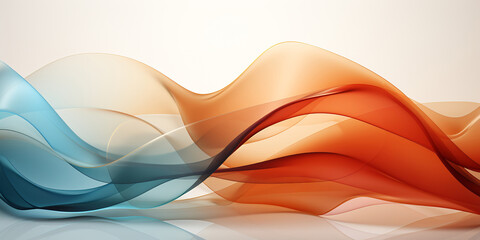 Wall Mural - abstract background with soft pastel waves. smooth gradient colors as designing apps or products bac