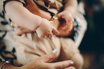 Wall Mural - hands of the child