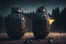 Explosive Battlefield: Grenades Created With Generative Ai