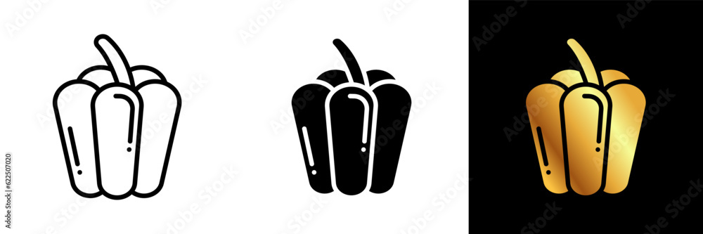 The Bell Pepper icon represents a vibrant and versatile vegetable known ...