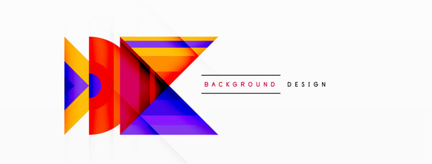 visually captivating background design showcasing dynamic geometric lines, triangles, and squares. t