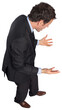 © vectorfusionart - Digital png photo of furious caucasian businessman on transparent background