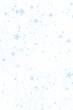 Digital png  of snowflakes on transparent background