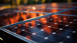 Solar power panels, Photovoltaic modules for innovation green energy for life.
