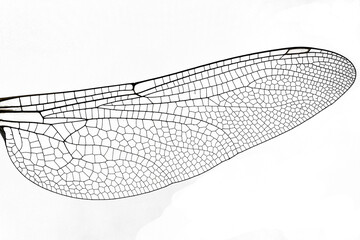 dragonfly insect wings on transparent background