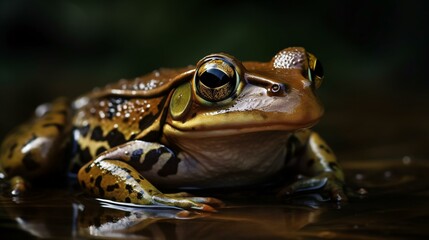 Wall Mural - frog on the ground