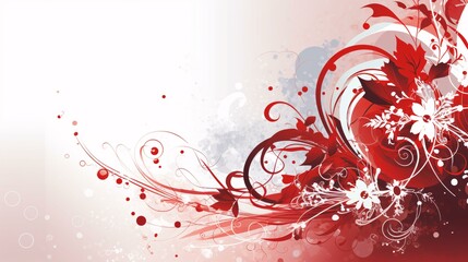 Wall Mural - christmas background with snowflakes