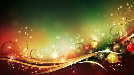 Wall Mural - christmas background with snowflakes