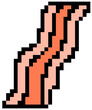 © NANINY - pixel bacon illustration