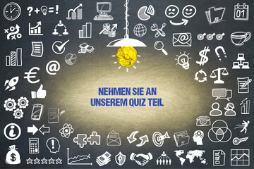 Poster - Nehmen Sie an unserem Quiz teil