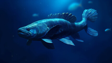 Wall Mural - fish  swimming in water HD 8K wallpaper Stock Photographic Image