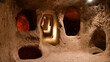 Derinkuyu underground cave city in Cappadocia, Turkey
