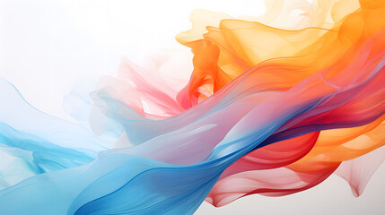 abstract color splashes background - rainbow 1
