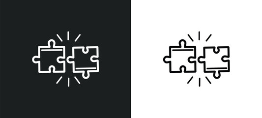 Wall Mural - compatibility outline icon in white and black colors. compatibility flat vector icon from general collection for web, mobile apps and ui.