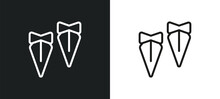 Barrette Outline Icon In White And Black Colors. Barrette Flat Vector Icon From Fashion Collection For Web, Mobile Apps And Ui.