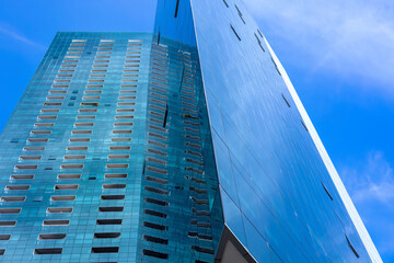 Wall Mural - Argentina, Buenos Aires panoramic financial center skyline and business development center.