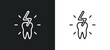 © Digital Bazaar - toothache outline icon in white and black colors. toothache flat vector icon from dentist collection for web, mobile apps and ui.