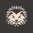 Hedgehog or porcupine logo design in vector format.