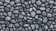 wallpaper for seamless gray cobblestone wall or road background. Generative Ai