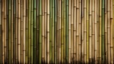 Fototapeta Sypialnia - close up of a bamboo wall made of vertical bamboo sticks