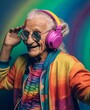 Modern Aging: Baby Boomer Immersed in Music
