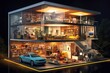 © nuclear_lily - Smart home concept. Generative ai image.