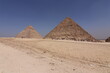 The great pyramid in gza with sphinx UNESCO