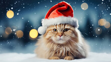 Christmas Cat In The Snow, Generative Ai