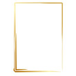 © DesignNFMR - Gold frame border, golden frame, golden border