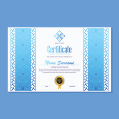 Wall Mural - Achievement certificate best award diploma