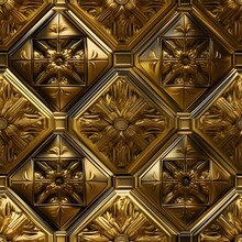 Pattern With Gold Ornament
