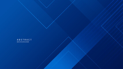 Memphis Blue geometric shapes light background vector. Modern diagonal presentation background.