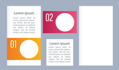 Daily entertainment infographic chart design element set. Abstract vector symbols for infochart with blank copy spaces. Instructional graphics kit. Acumin, Myriad Variable Concept fonts used