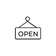 © pepulousdsg - Open Sign Line Style Icon Design