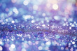 Ai generative. Abstract glitter silver, purple, blue defocused lights background