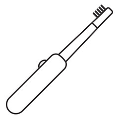 Wall Mural - toothbrush icon vector