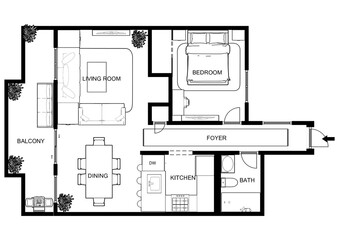 Naklejka na meble Best house floor plan floor plans ideas Sweet Home draw floor plan