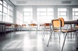 © inspiretta - Empty classroom, generative ai