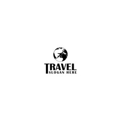 Wall Mural - Travel agency logo design template isolated on white background