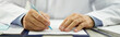© Kostiantyn - Doctor hands filling in patient medical chart