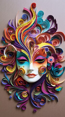 Wall Mural - A woman