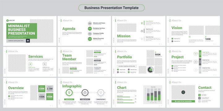 Creative business PowerPoint presentation slides template design. Use for modern keynote presentation background, brochure design, website slider, landing page, annual report, company profile